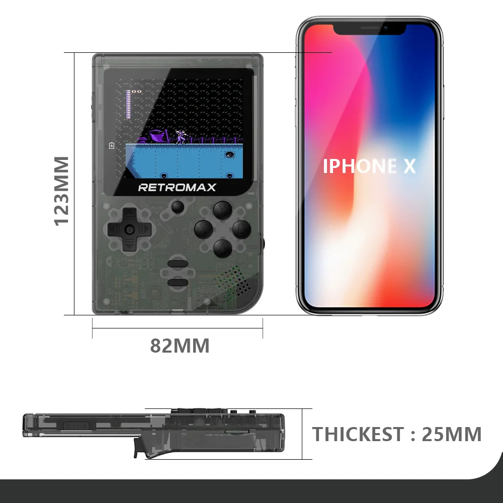 Портативная игровая консоль 181 дюймов 3 0 встроенных игр | Электроника