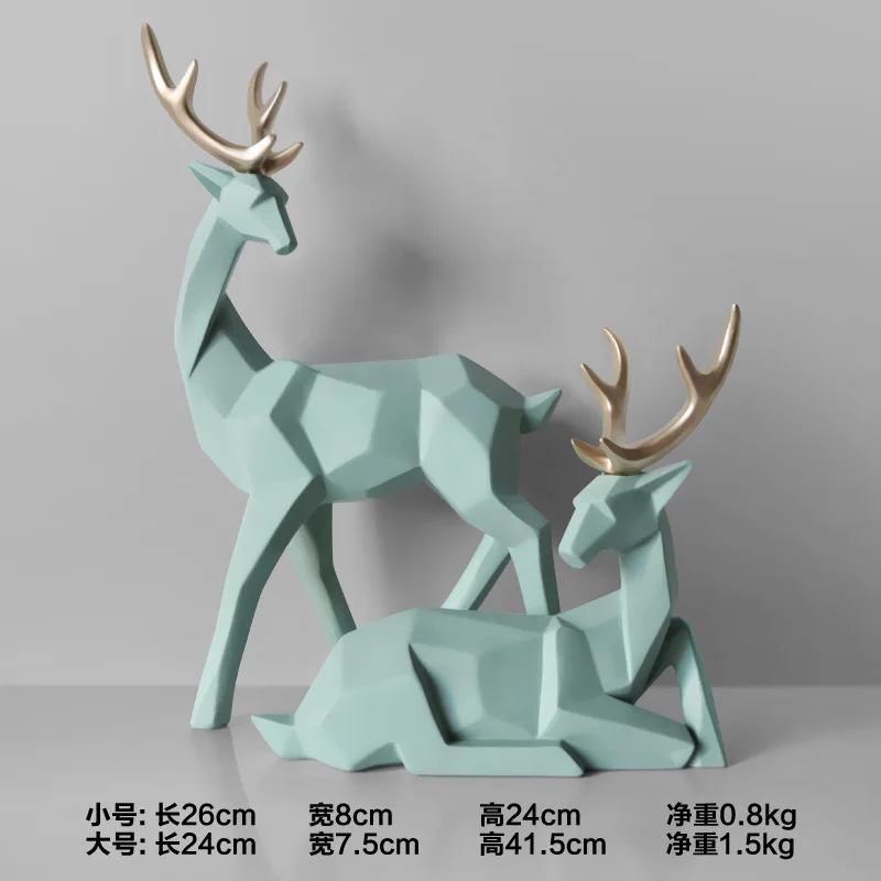 Скандинавский стиль украшение для дома сетка креативный счастливый олень из