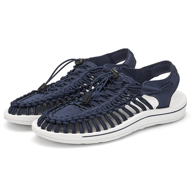 

Men Beach Shoes Weaving Sandals Outdoor Summer Casual Shoes Roman Sandals K2