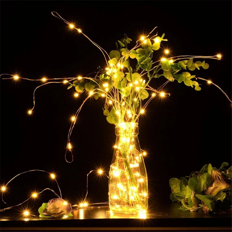 2/5/10M LED String light Silver/copper Wire Fairy warm white Garland Home Christmas Wedding Party Decoration Powered by USB | Освещение