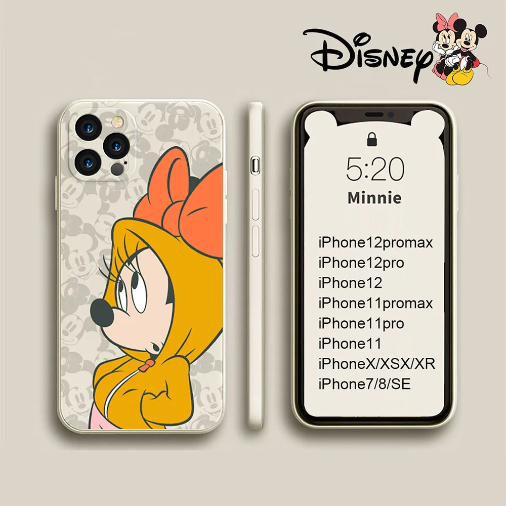 

iPhone 11 Case Disney Minnie Mickey Mouse Silicone 3D Cases for iPhone 11 PRO MAX 12 PRO MAX 7 8 PLUS X XS XR