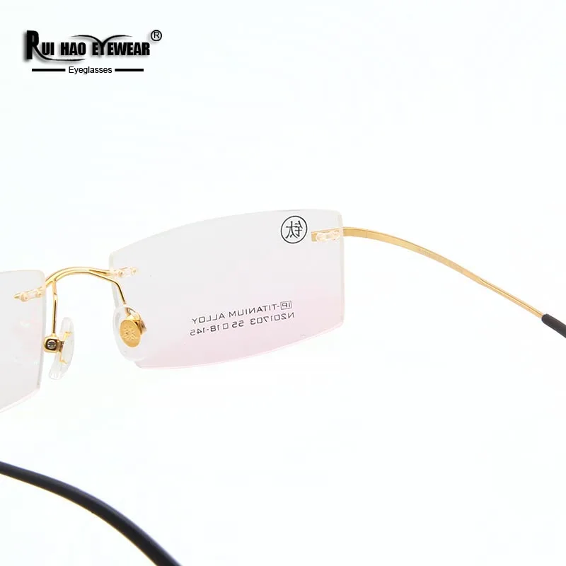 Оправы для очков классические бизнес титановые оправа при близорукости Модные