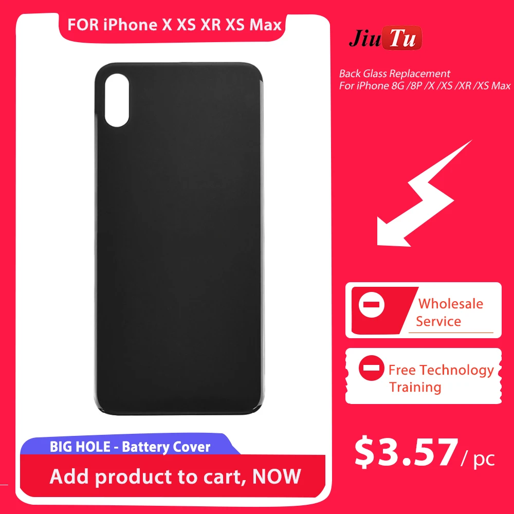 Запасное стекло для iPhone 8, 8 Plus, X, XS, XR, XS Max, крышка для батареи, задняя дверь, корпус,, с логотипом
