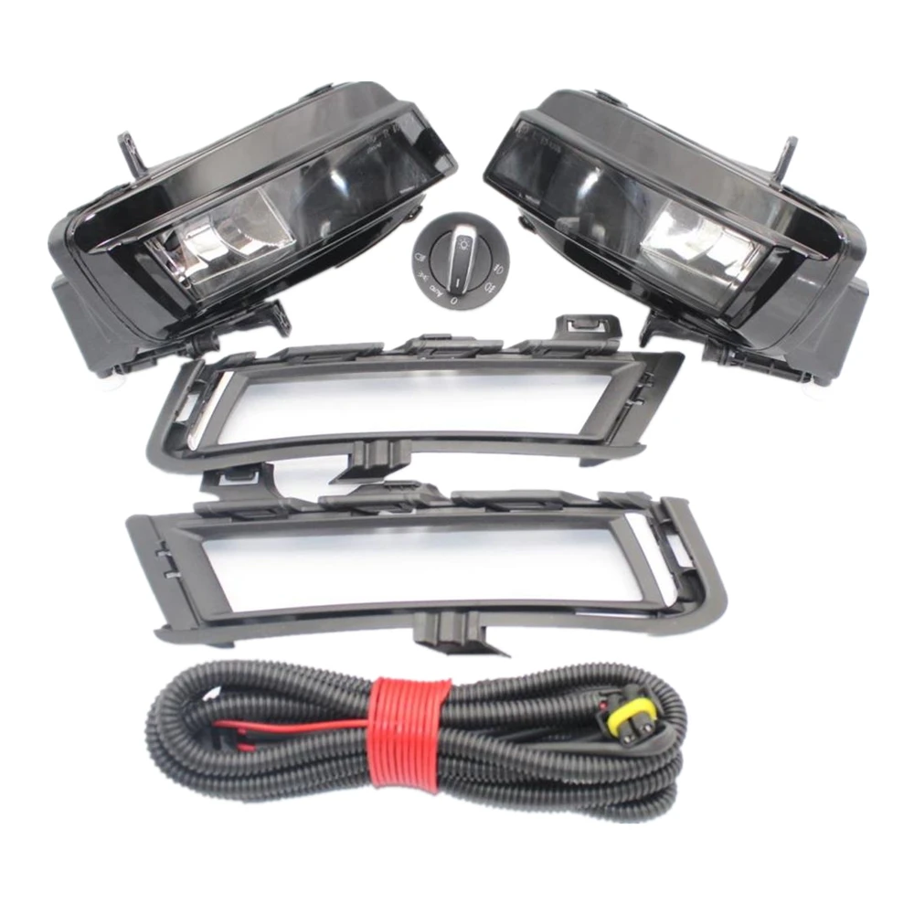 2 шт. противотуманная фара для VW Golf 7 A7 MK7 2013 2014 2015 2016 2017 спереди Галогенные
