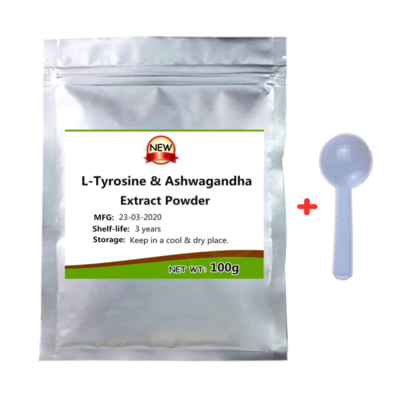 Мощная поддержка надпочек и кортизол L-тирозин + порошок Ashwagandha баланс уровня