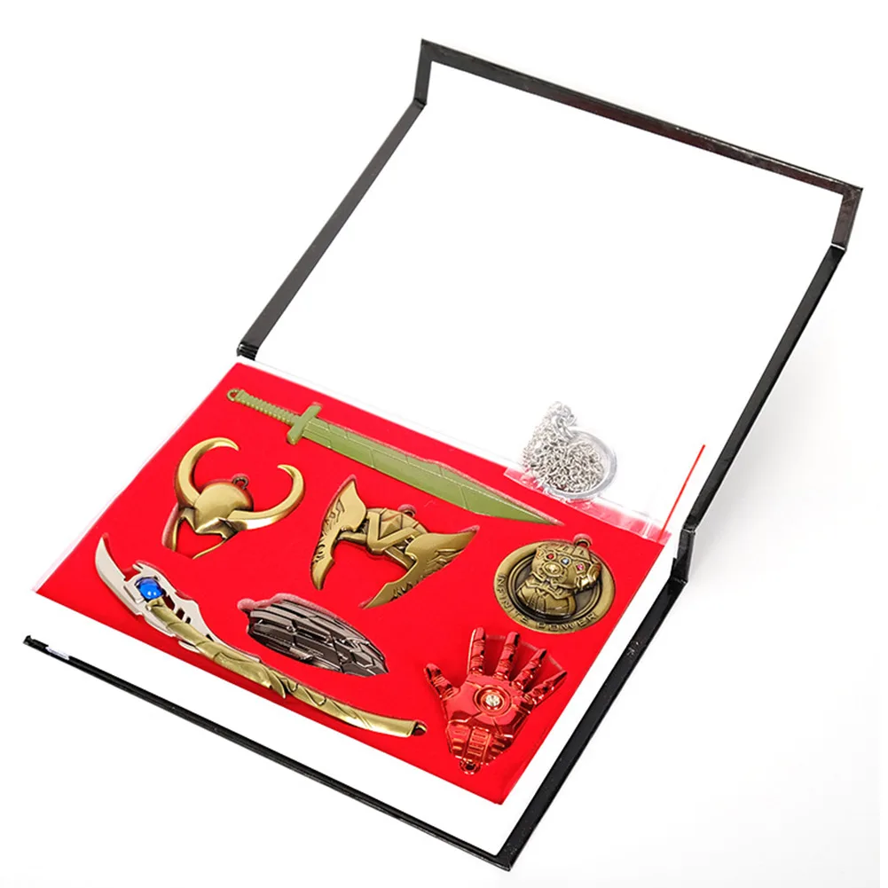 Брелок Loki для косплея цепочка с подвеской коллекционный подарочный набор