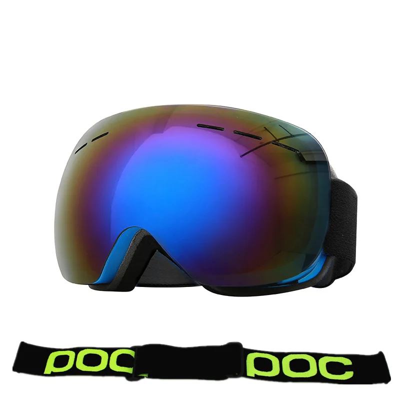 Брендовые лыжные очки для мужчин и женщин зимние незапотевающие с бесплатной