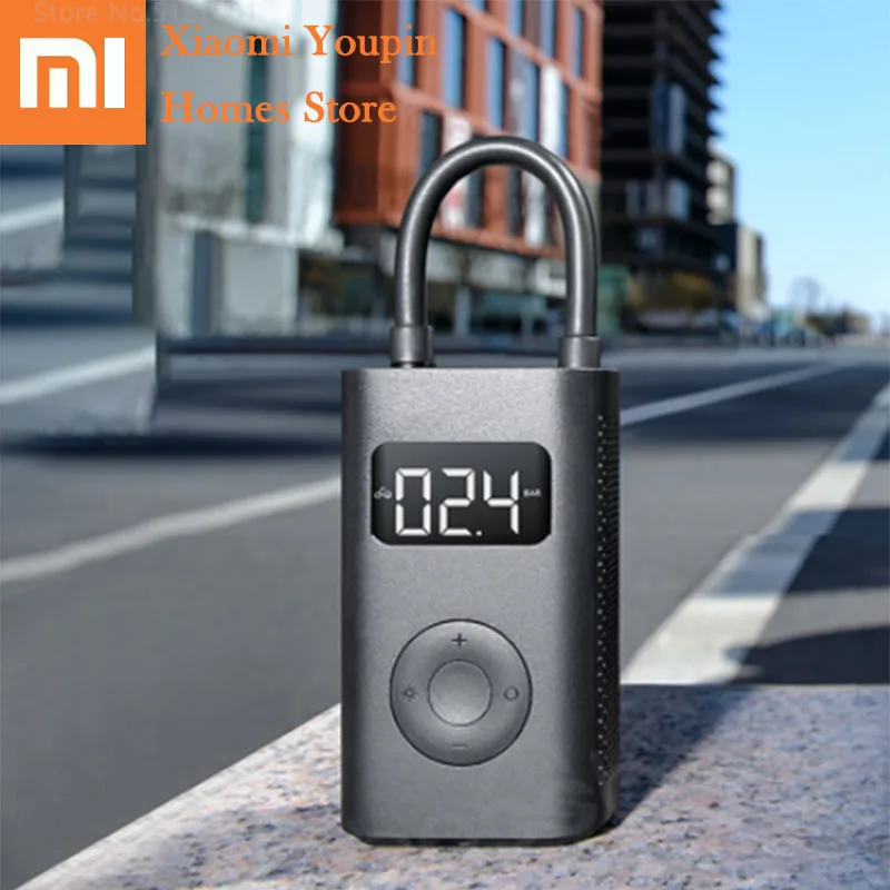 

Портативный Электрический насос Xiaomi Mijia, умный цифровой датчик давления в шинах, Перезаряжаемый для велосипеда, мотоцикла, автомобиля, футб...