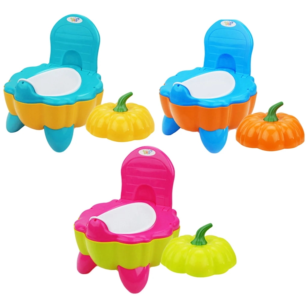 

Cartoon Baby Toliet Small Folding Toilet Child Potty Kids Travel Potty Transitioning Anti-Slip Easy to Clean