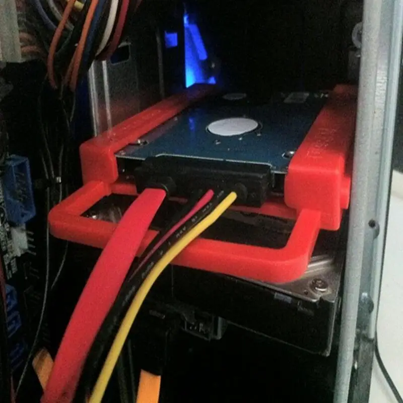 2,5 дюймов до 3,5 дюймов SSD HDD ноутбук жесткий диск монтажный комплект пластиковый адаптер Кронштейн Док-станция для настольного ПК