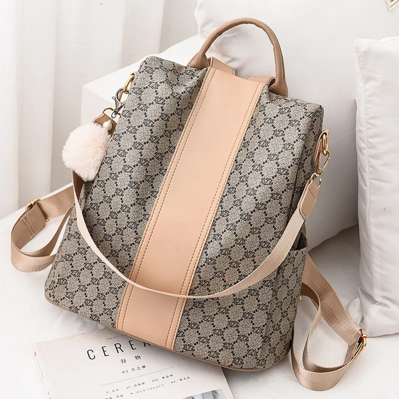 

MTONG Women Business Backpack Fashion Oxford Student School Backpacks 12 Inch Laptop Bag Casual Travel Rucksack Waterproof