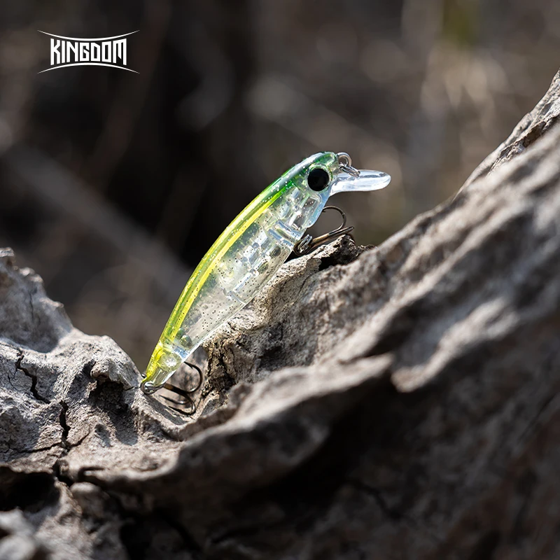 

Kingdom Minnow Fishing Lures Sinking 56mm 4.5g Wobblers Artificial Hard Baits pesca Jerkbait Fishing Lure Tackles For Seabass