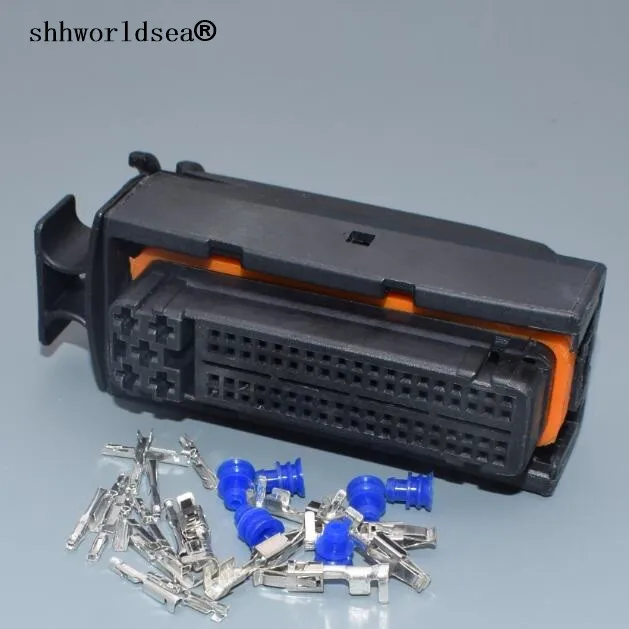 

shhworldsea 1set 81 Pin/Way ECU Automotive Connector 368376-1 368389-1 368382-1 Wiring Auto Plug 1J0906385C 1J0 906 385C