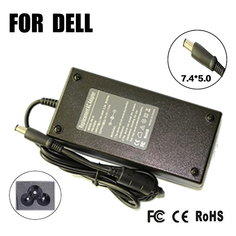 19 5 V 7.7A 7 4*5 0 MM Замена для Dell 150W Универсальный ноутбук AC зарядное устройство