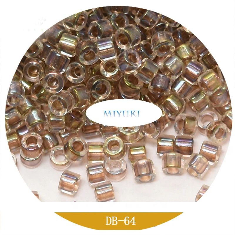 Японские импортные стеклянные бусины ручной работы Миюки 1 6 мм прозрачная