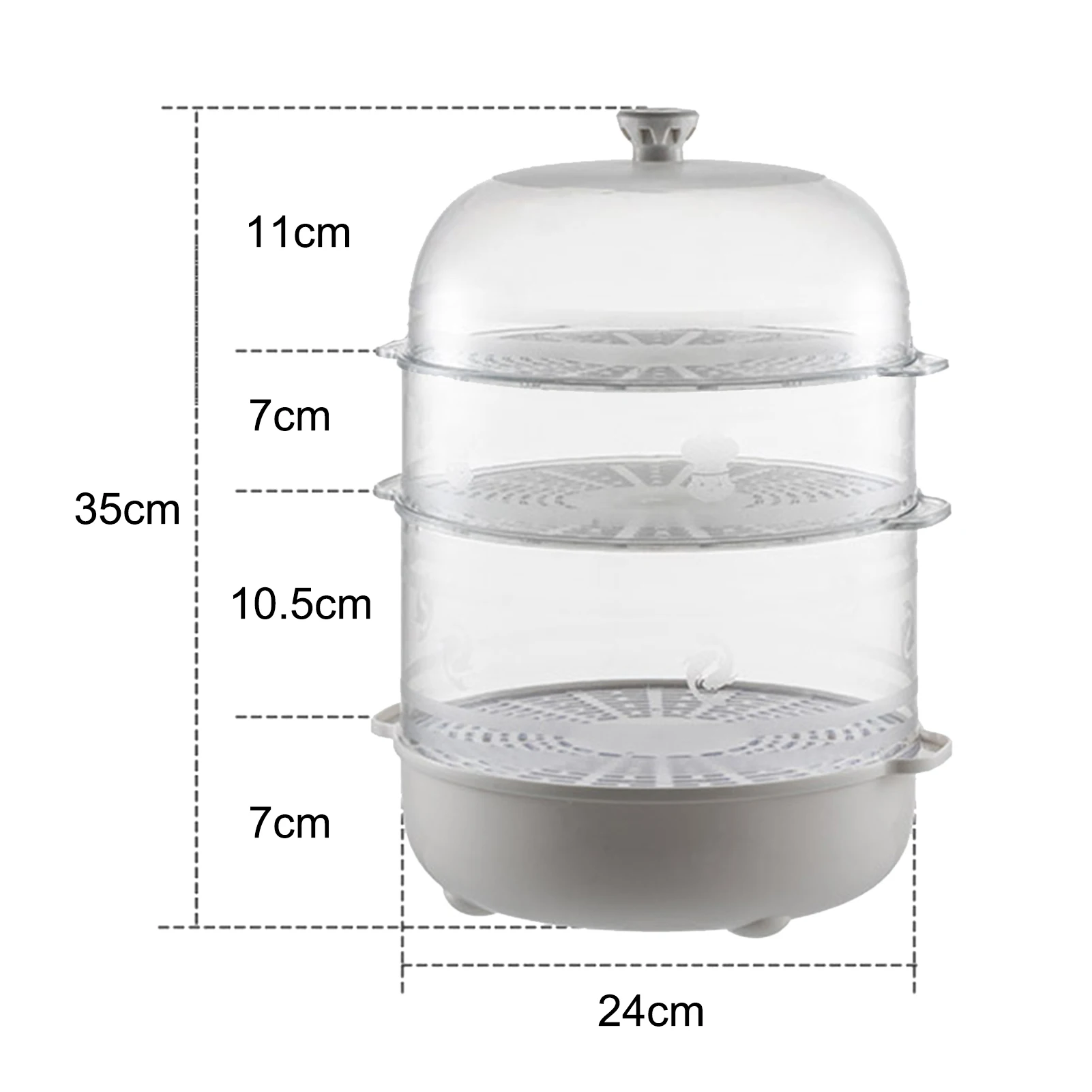 

Food Insulation Cover Home Kitchen Dustproof Transparent Cover Transparent Vegetable Storage Box Leftovers Cover Plastic Tray