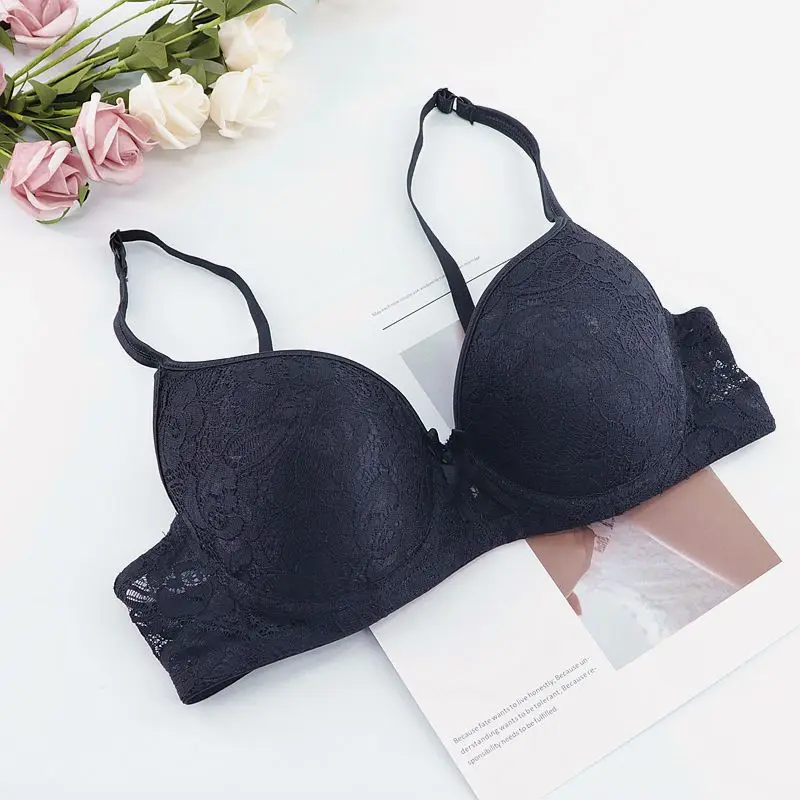 Black Beauwear тюльпан кружевной бюстгальтер с эффектом «пуш-ап» флирт Деми спортивный бюстгальтер для девочек переходного возраста от Для женщин Размеры 34B 36B 38B 38C 40B 42C 44B 44C 46B 46C 48B 48C 50B 50C - Цвет: Black
