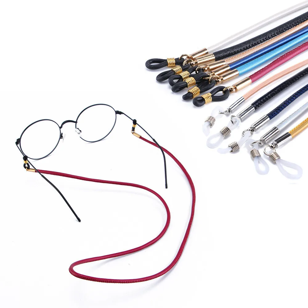 Модный изысканный шнур для очков из искусственной кожи нескользящий Спортивная