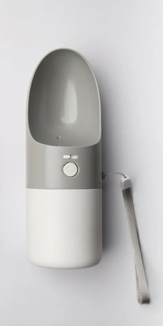 230ML grey XIAOMI Mijia MOESTAR ROCKET бутылка для воды для собак 230/460 мл портативная переноска для животных бутылка для воды диспенсер модный дизайн для домашних животных - Цвет: 230ML grey