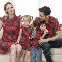 fashion mother and daughter dress family matching outfits mommy and me dress father son match clothes boys t shirts girls dress