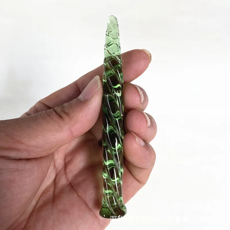 Стеклянная лошадка карандаш для глаз Мужская палочка мастурбации искусственная