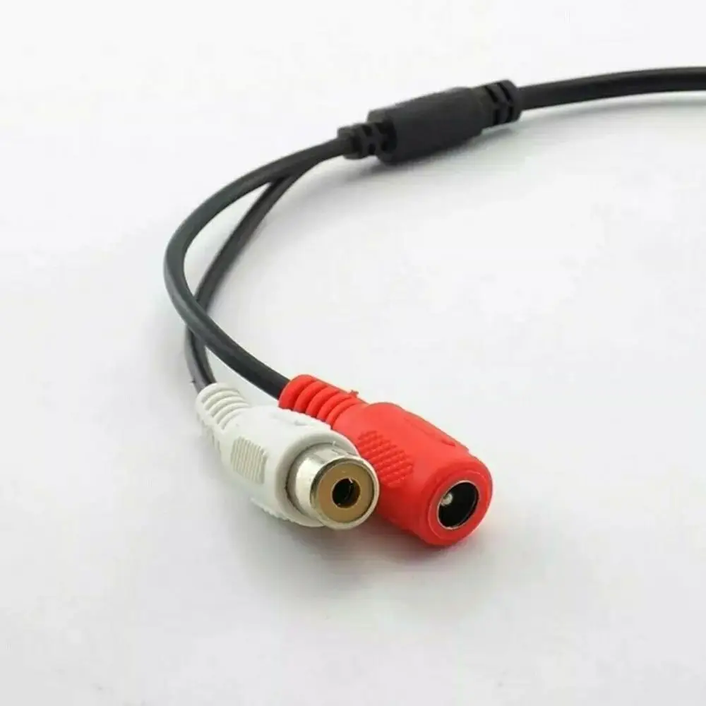 CCTV Камера аудио микрофона RCA постоянного тока высокой чувствительности получить
