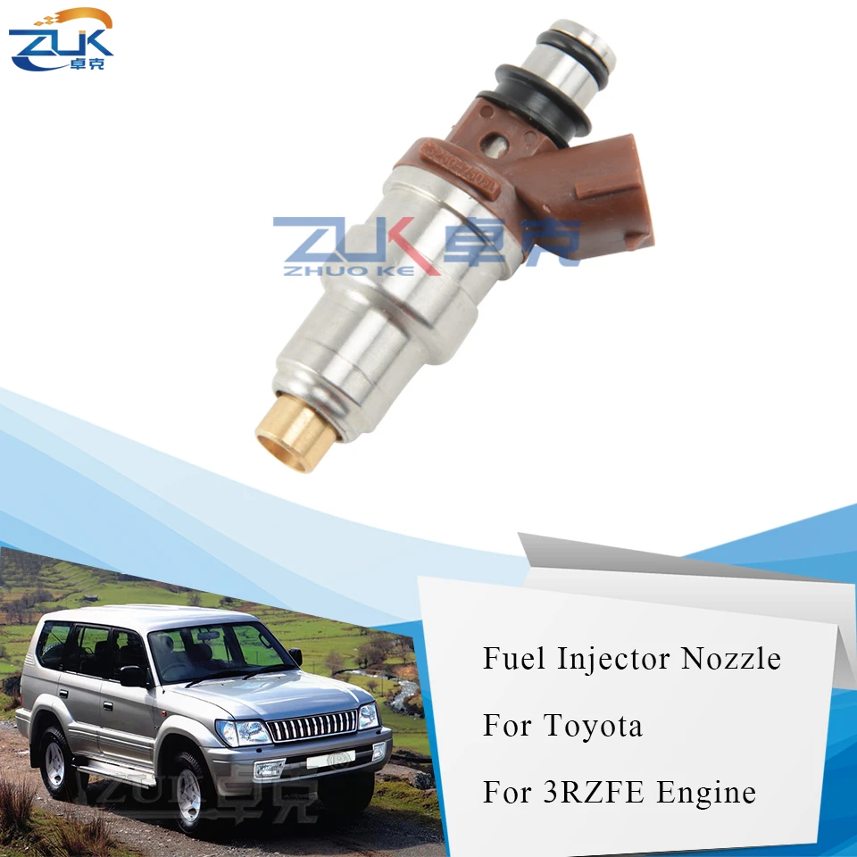 

Форсунка ZUK для топливного инжектора, для двигателя 3RZ 2.7L OE #23209-79095 для 4RUNNER HILUX HIACE DYNA LAND CRUISER 90 Land Cruiser Prado