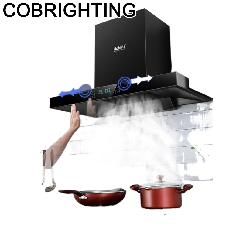 

Rowing Machine Smoke Fan Extractor Ilation Campana Para Cocina Cooker Kitchen Ventilator Cappa Rook Afzuiging Range Hood