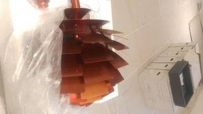 Новая Подвесная лампа для гостиной, столовой, спальни, гостиничное внутреннее подвесное освещение, алюминиевый материал, E27, AC110-240V