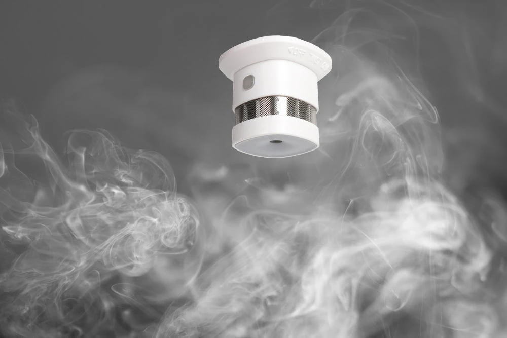 HAOZEE беспроводной Zigbee умный противопожарный датчик дыма Умный домашний датчик s 2,4 ГГц Высокая чувствительность встроенный аккумулятор
