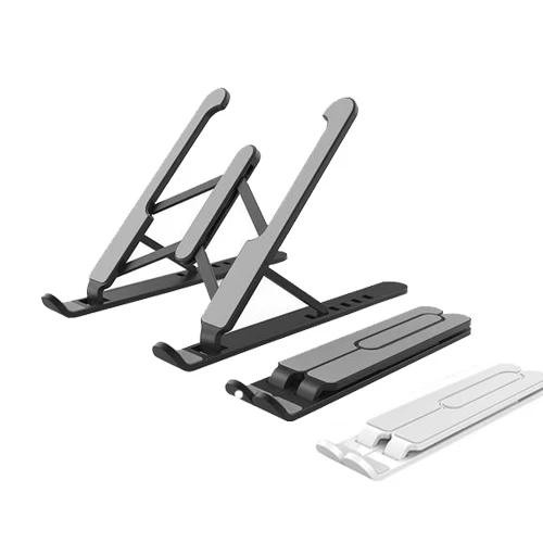

Foldable Laptop Stand Non-Slip Silicone Portable Adjustable Notebook Stand Holder Tablet Base Cooler Bracket For MacBook Air Pro