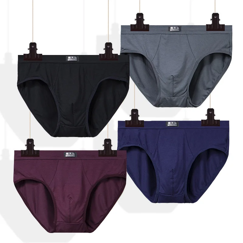 

4pcs/Lot New Sexy Modal Briefs Mens Boxers Man Underpants Male Boxershorts Blue Boxer Shorts for Men Cotton Underwear L-4XLC059