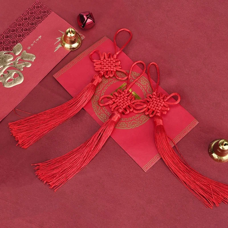

100Pcs Handmade Chinese Knots for Spring Festival, New Year Decor