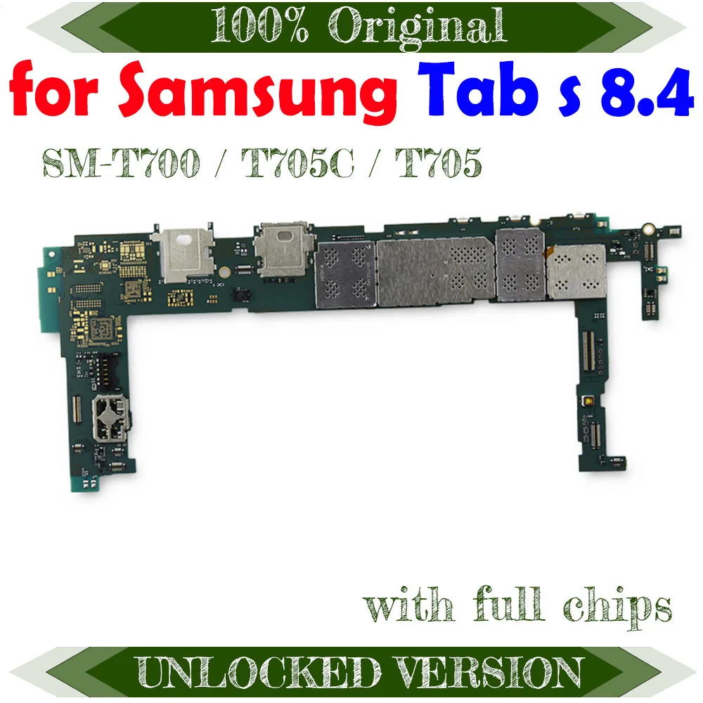 Полностью Рабочая оригинальная плата для Samsung Galaxy Tab S 8 4 T700 / T705C/T705 Wi Fi версия