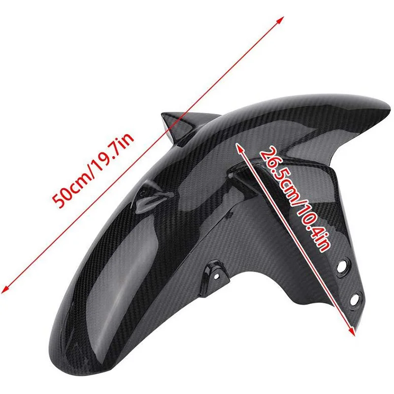 Мотоцикл углеродное волокно переднее крыло брызговик грязи пылезащитный чехол