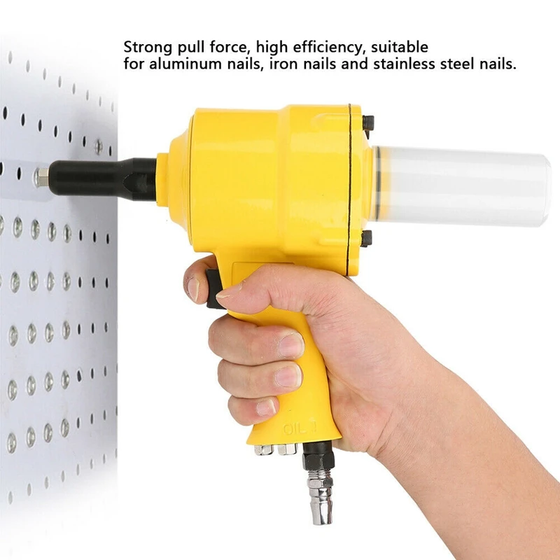 

KP-705P Pneumatic Riveter Grip Rivet Tools Air Powered Riveting Tool 1/4 Inch