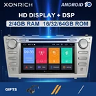2 Din Android 10 автомобильный DVD-плеер для Toyota Camry 2007 2008 2009 2010 Aurion 2011, мультимедийный телефон
