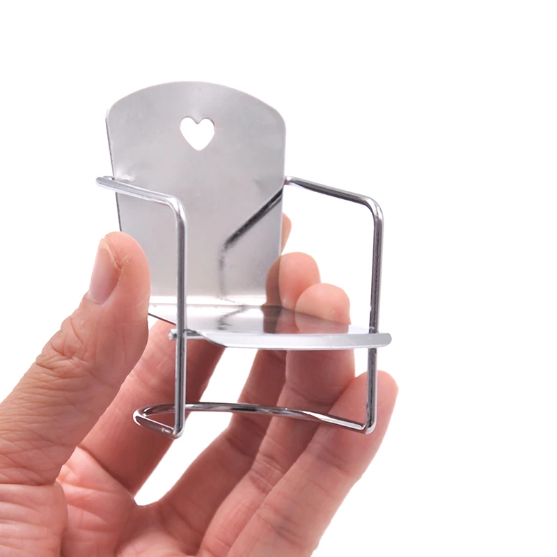 1:12 железный стул модель для кукольного домика мебель кукол мини игрушки детей