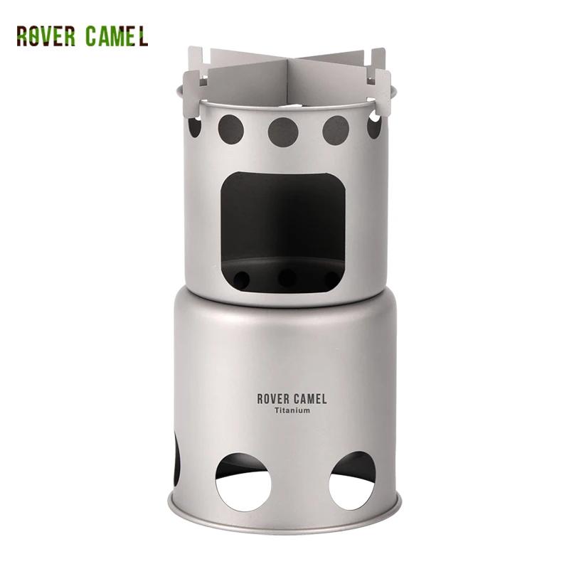 Rover Camel уличная походная Сверхлегкий Титан дровяная печь Открытый Отдых
