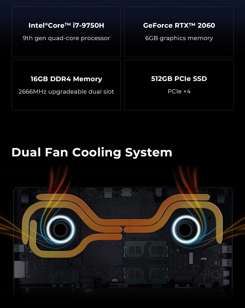 Xiaomi Mi игровой ноутбук 15,6 дюймов обновления i5 8G/i7 16G DDR4 1 ТБ SSD GTX1660Ti/RTX2060 NVIDIA 6 ГБ DDR6 144 Гц компьютер