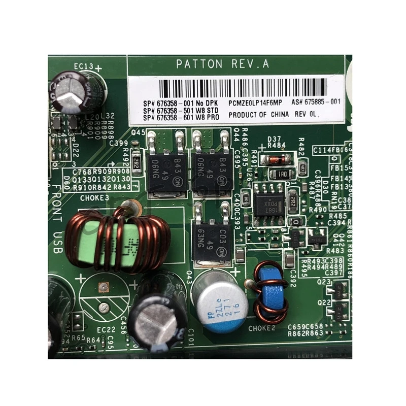 Для HP Pro 4300 материнская плата для настольного компьютера H61 LGA 1155 BTX 676358 001 675885 MS 7782
