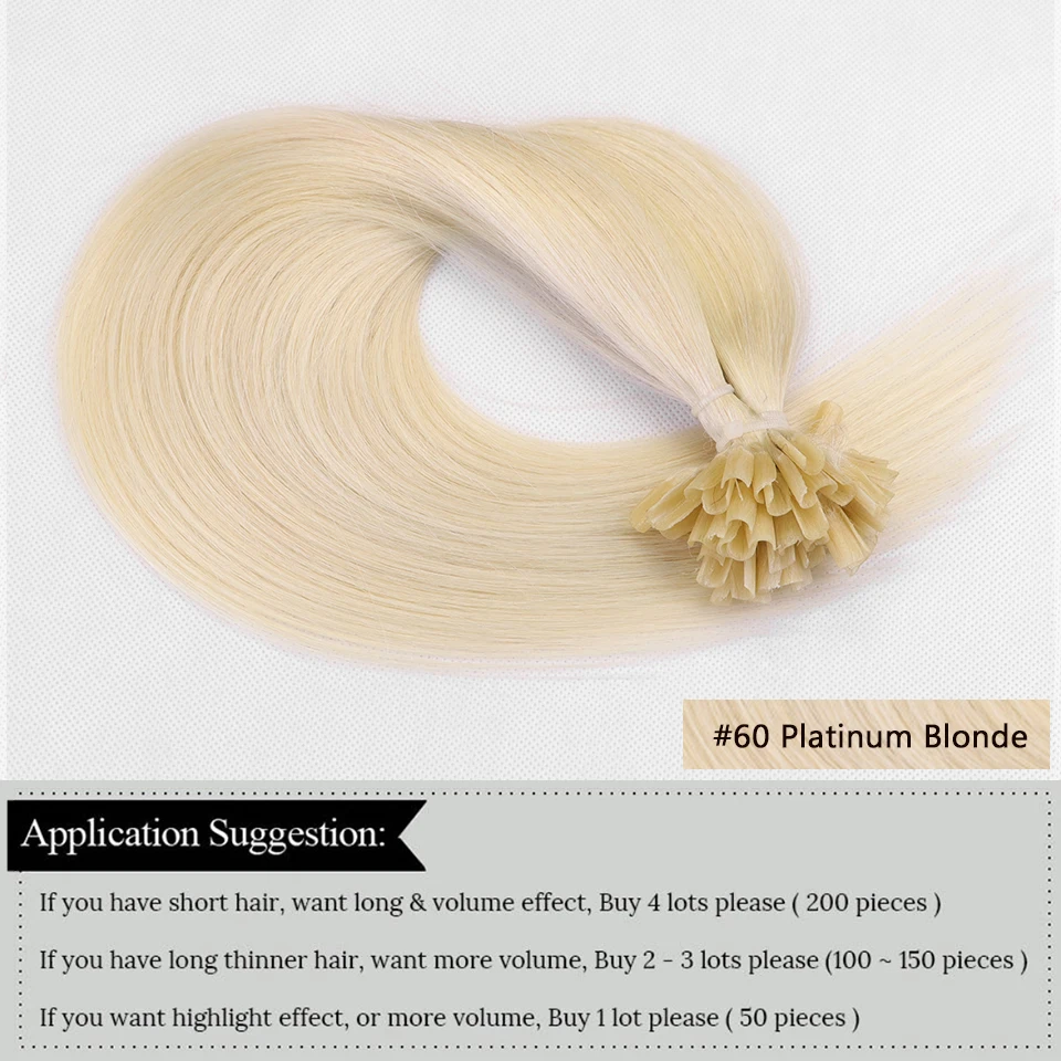 【Russia Warehouse】Keratin гвоздь с u образными клипсами для фиксации наращивание волос