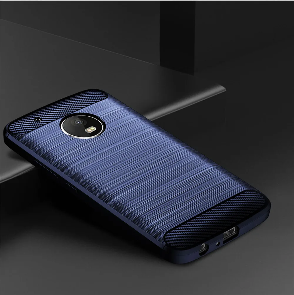 flip cover For Motorola Moto G5 G5S G6 Plus Case Luxury Carbon Fiber Skin Full Soft Silicone Cover Case For Moto G 5 G5 S G 6 Phone Cases phone pouch for ladies