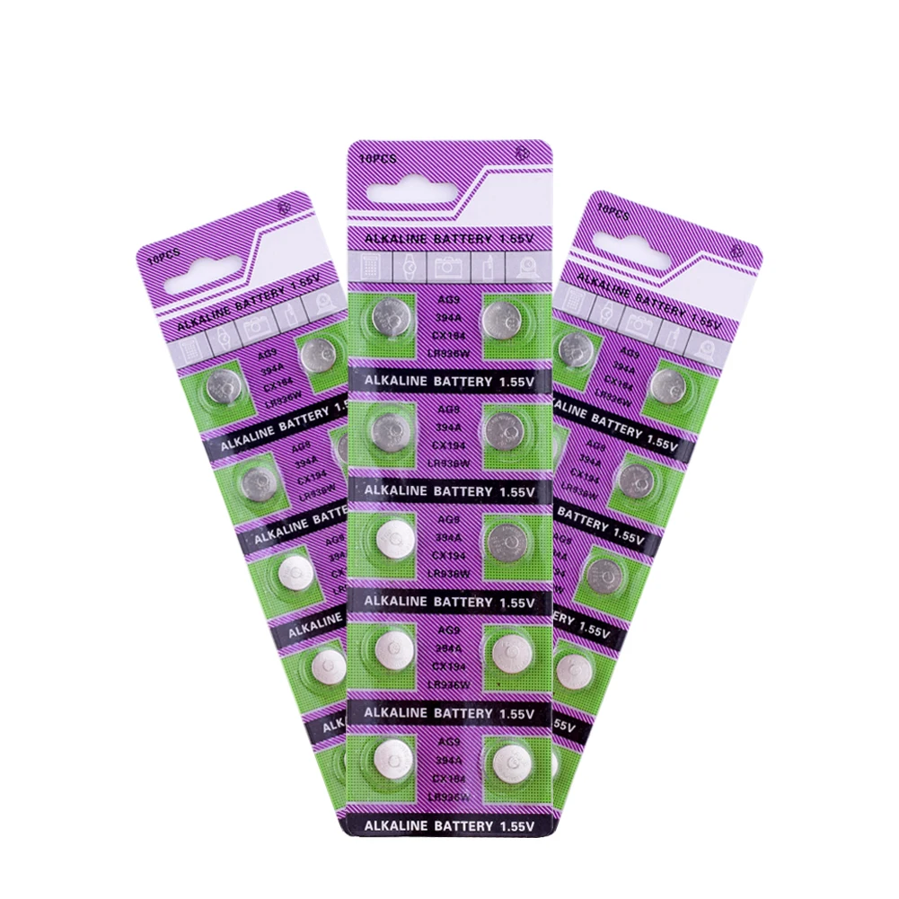 

SR936SW Watch Cell Coin Battery SR936 936A 194 524 V394 280-17 AG9 x30 1.55V 30Pcs 1.55V Battery AG9 LR936 394 SR936SW 194 V394