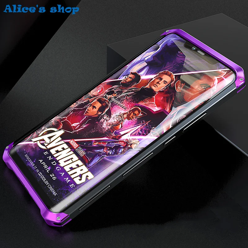 Жесткий чехол для Huawei Mate 20/ Pro/ X из алюминия и гибрида поликарбоната с полной