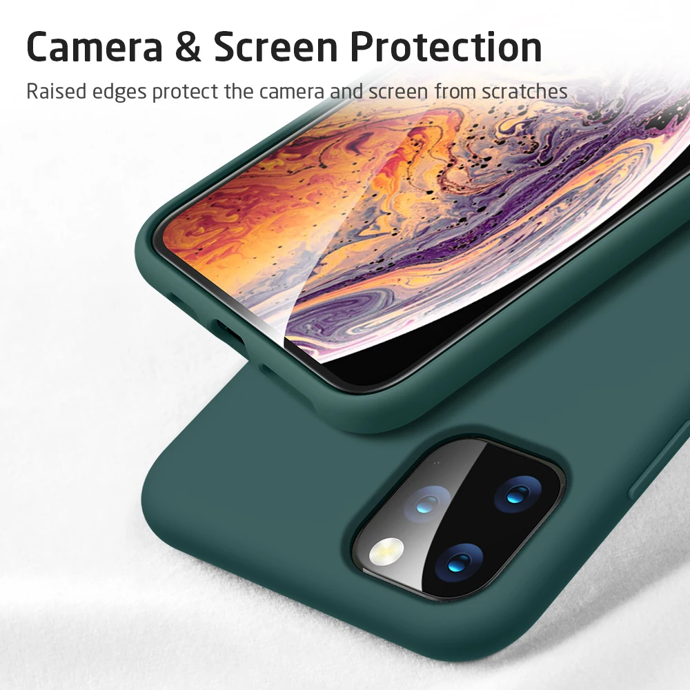 ESR жидкий силиконовый резиновый чехол для iPhone 11 Pro Max Yippee цветной мягкий чехол для iPhone 11 противоударный чехол для iPhone 11 Pro