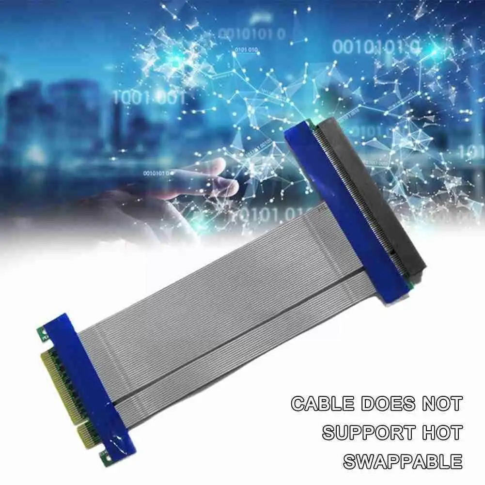 

PCIE Райзер-карта расширения PCI E 8X до 16X слот PCI-E Gold PCIe карта удлинитель кабеля адаптер Райзер Графический удлинитель X