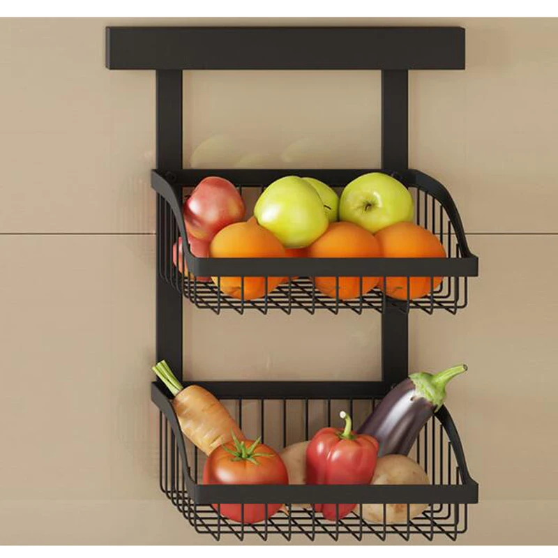 

Black stainless steel kitchen rack wall-mounted dish rack seasoning chopping board cutting board cutting board tool storage rack