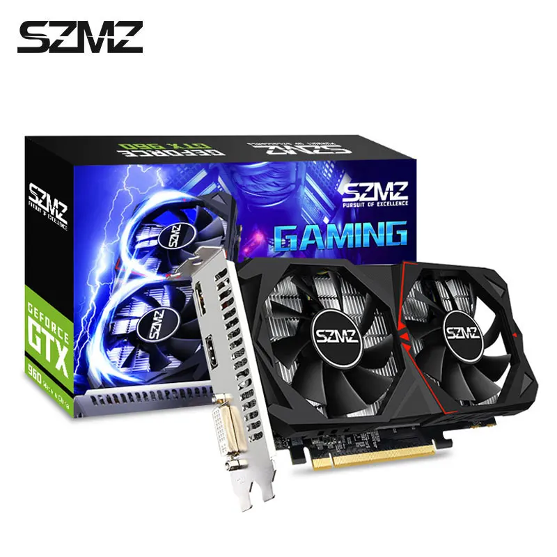 SZMZ Video Card Original GTX960 4GB 2GB 128Bit GDDR5 NVIDIA Geforce Graphics Cards GTX 960 non GXT 1060 1650 750 1050 ti GPU |