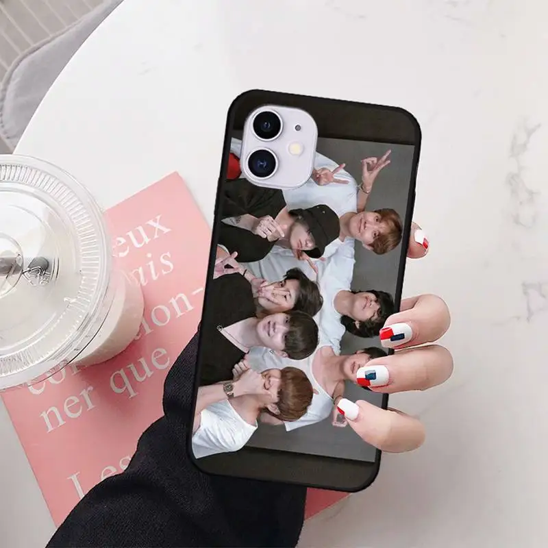 

Korea Bangtan Boys kpop Phone Case For iphone7 8 plus 7 8 6 6s plus X XR XS MAX 11 12 Pro Max Cover